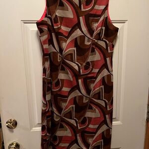 Jessica Howard Black and White Sheath Midi Dress